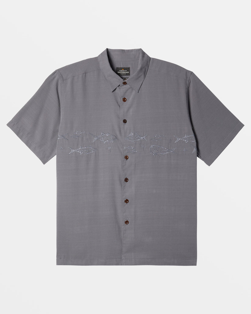 Waterman Offshore Short Sleeve Shirt - Smoked Pearl