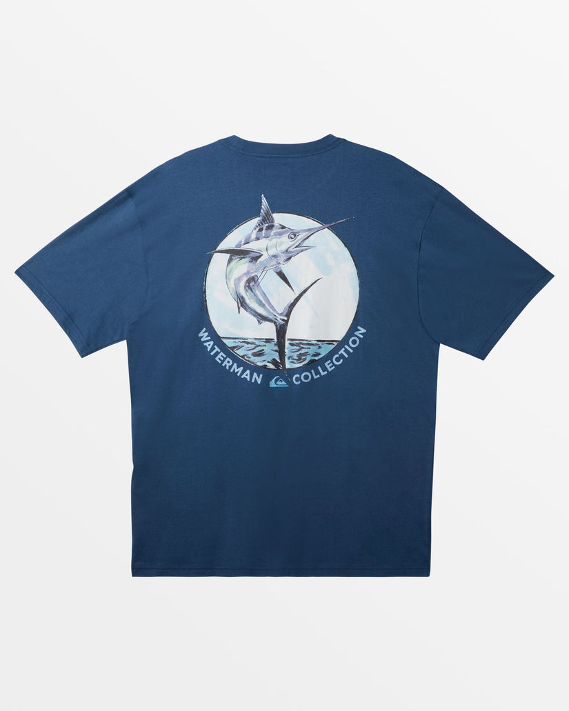 Waterman Booker T-Shirt - Ensign Blue