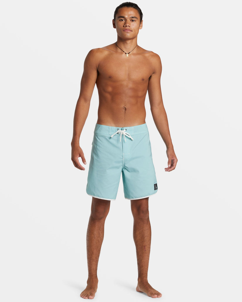 Original Scallop 18" Boardshorts - Aquifer