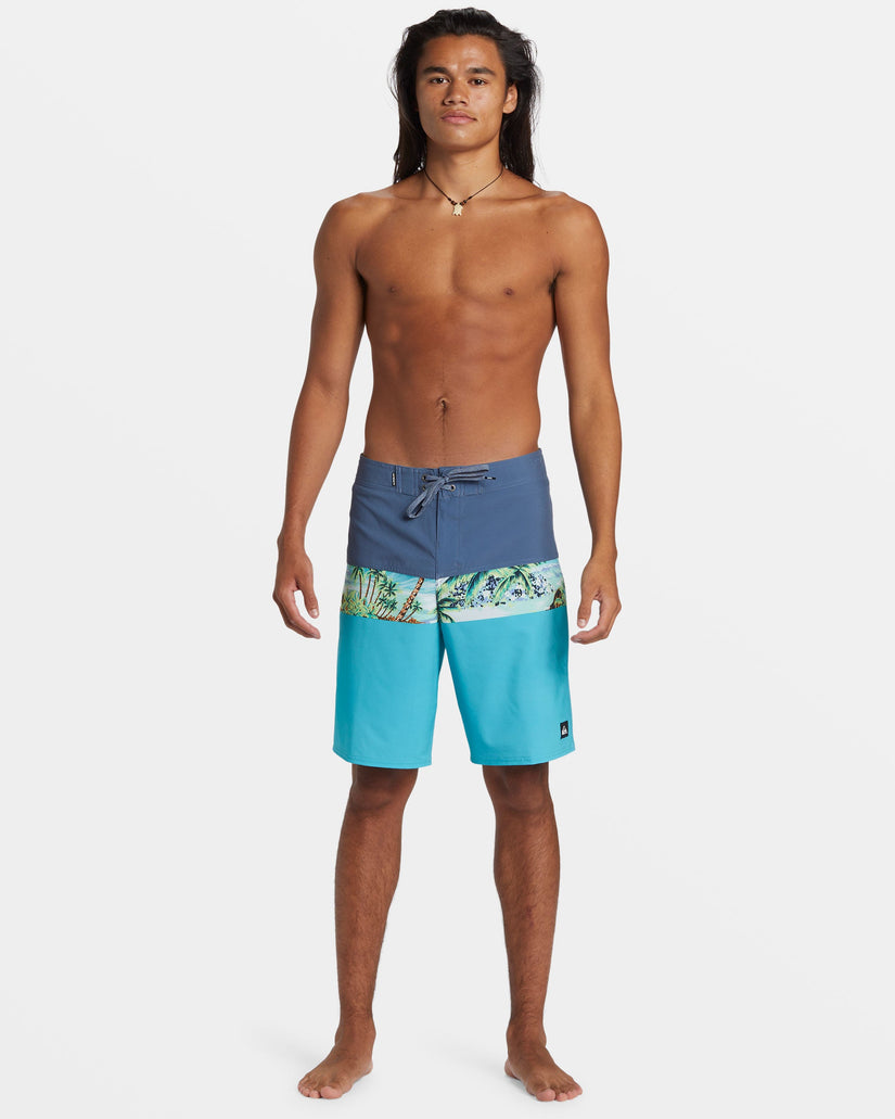 Surfsilk Panel 20" Boardshorts - Maui Blue