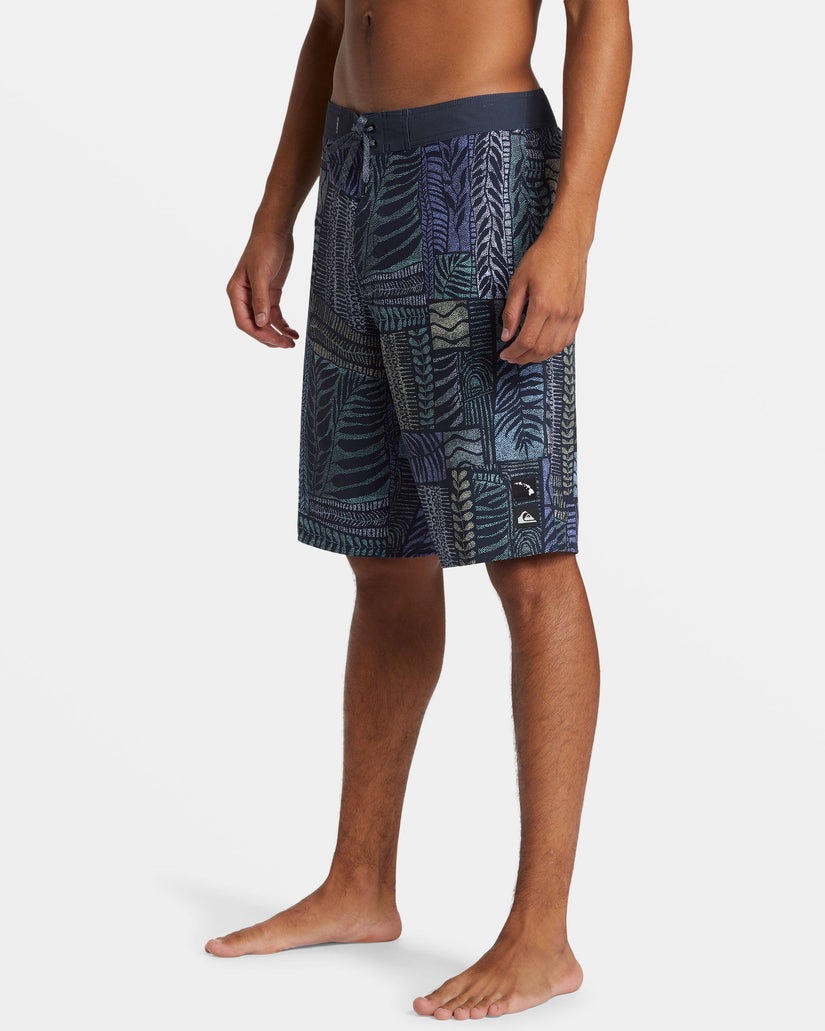 Surfsilk Hawaii Tropics 21" Boardshorts - Dark Navy