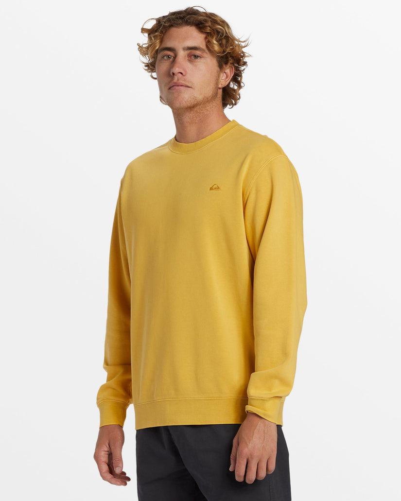 Salt Water Crew Neck Sweatshirt - Ochre