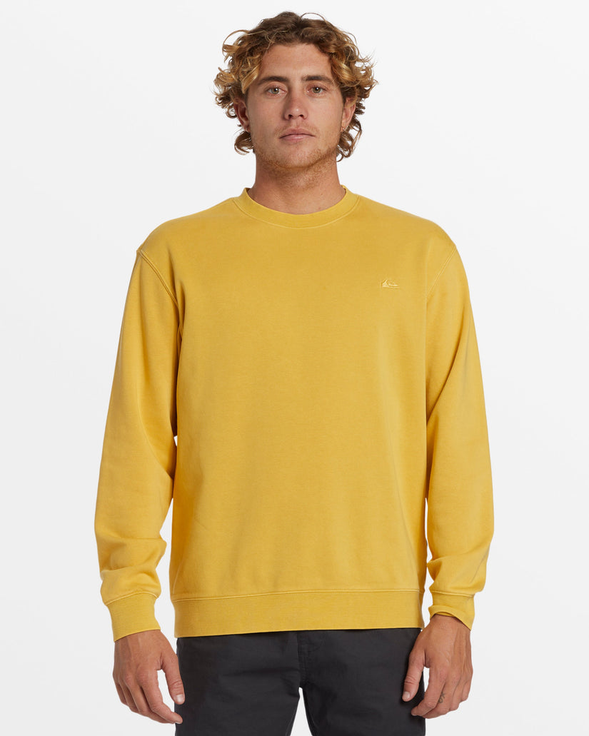 Salt Water Crew Neck Sweatshirt - Ochre