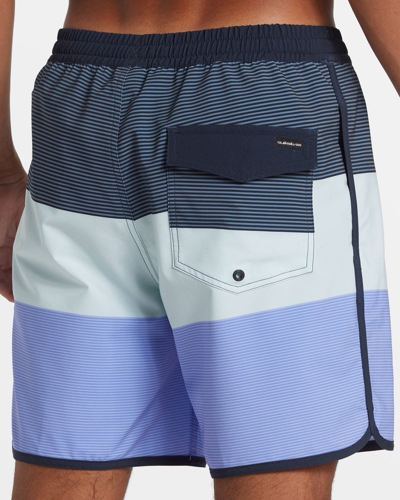 Surfsilk Tijuana Volley 17" Elastic Waist Shorts - Blue Nights