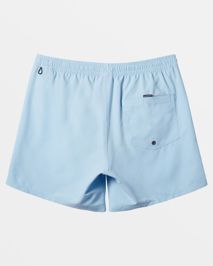 Everyday Solid Volley 15" Elastic Waist Shorts - Airy Blue