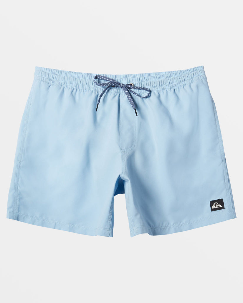 Everyday Solid Volley 15" Elastic Waist Shorts - Airy Blue