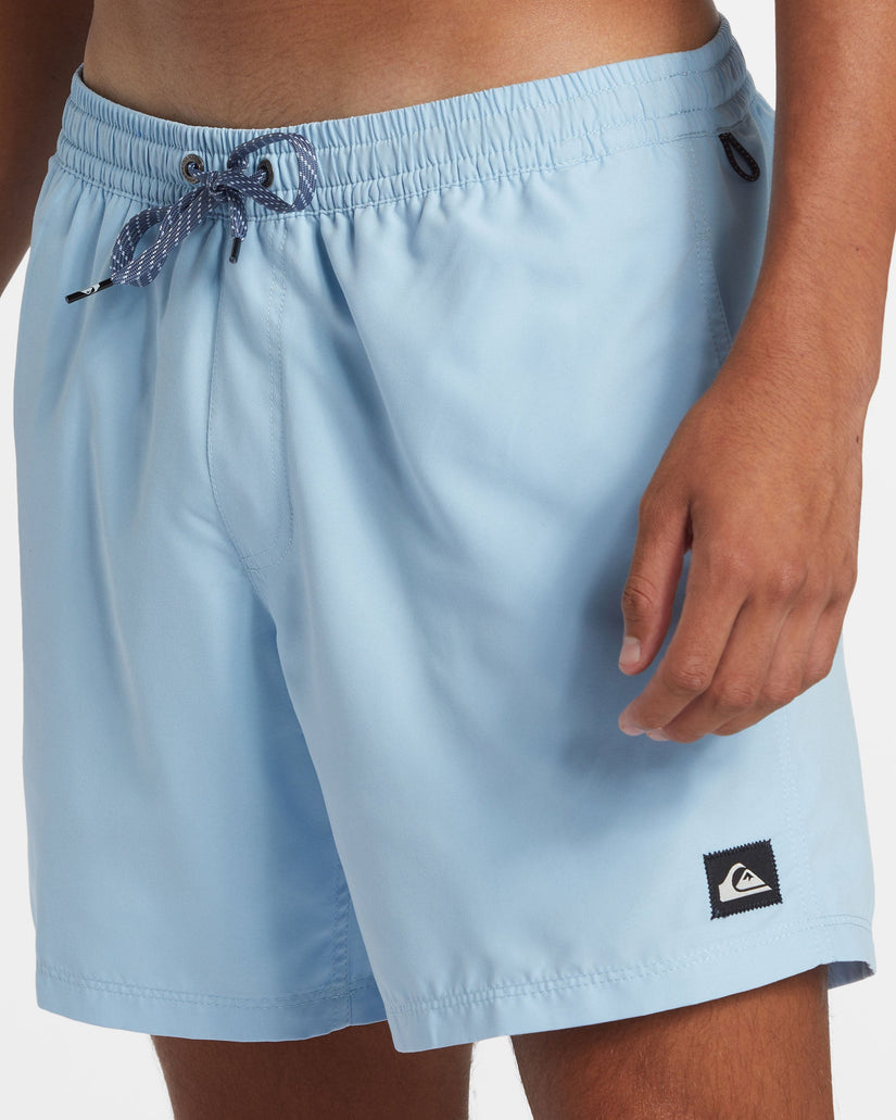 Everyday Solid Volley 15" Elastic Waist Shorts - Airy Blue