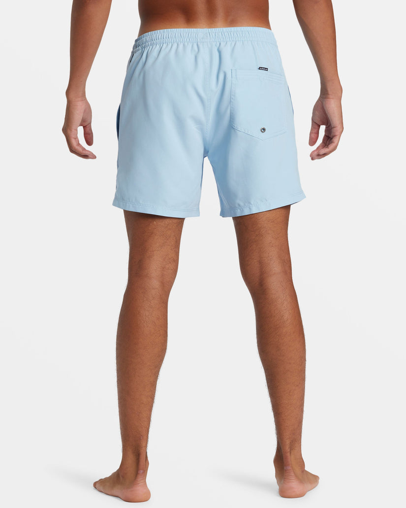 Everyday Solid Volley 15" Elastic Waist Shorts - Airy Blue