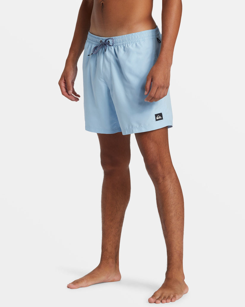 Everyday Solid Volley 15" Elastic Waist Shorts - Airy Blue