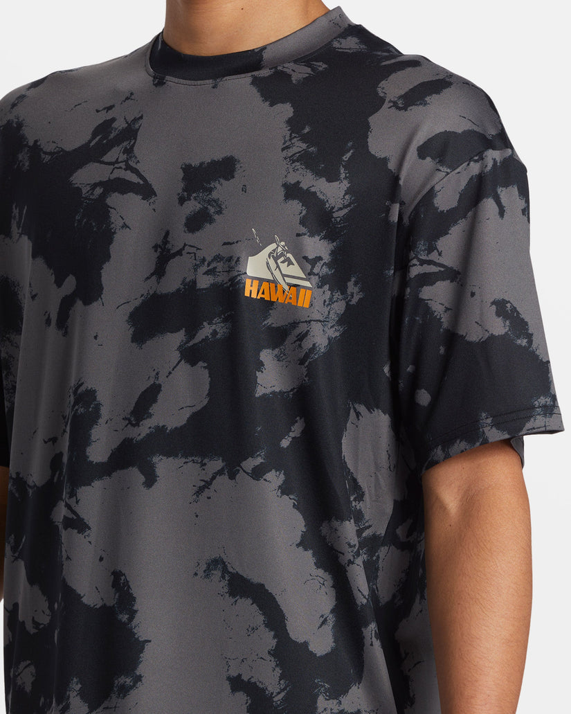 Petroglyph Short Sleeve Surf Tee - Hi Tie Dye - Black