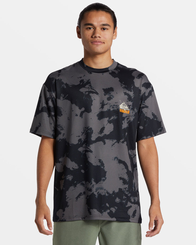 Petroglyph Short Sleeve Surf Tee - Hi Tie Dye - Black