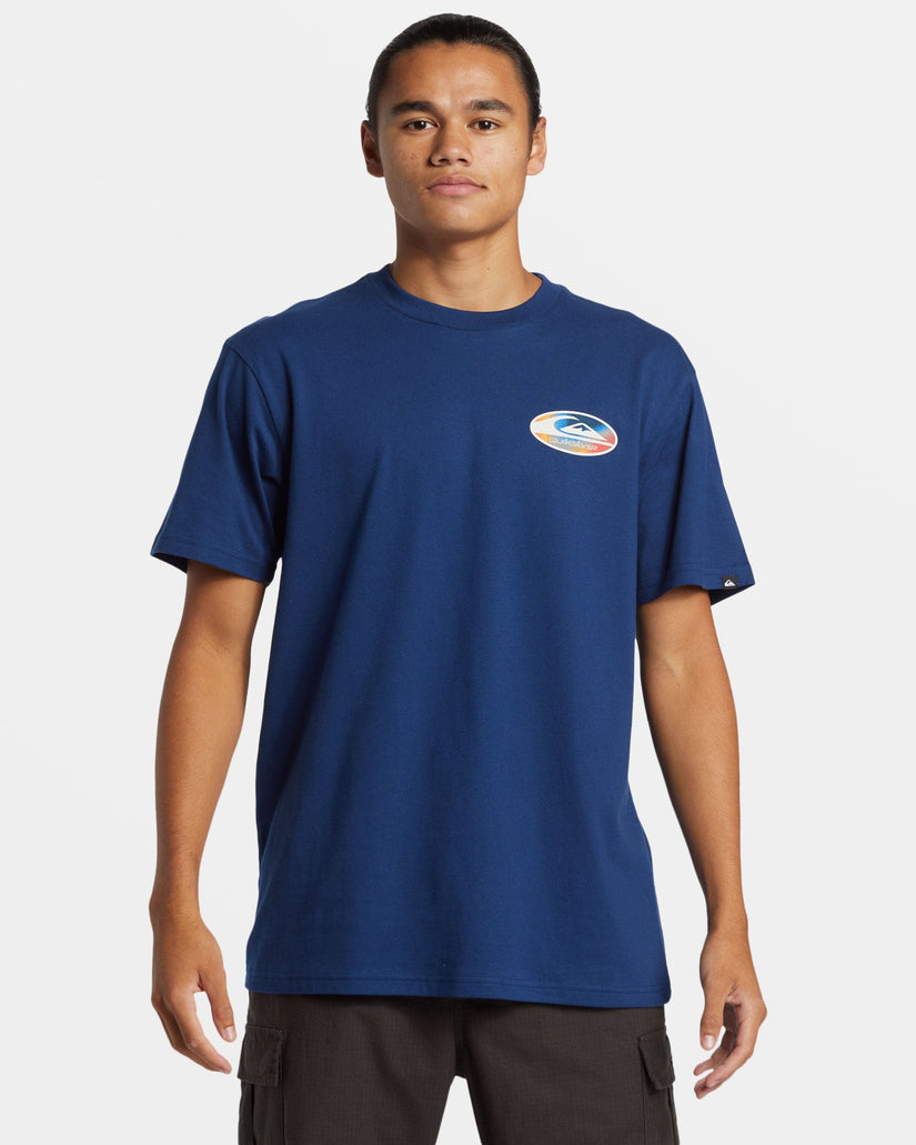 Retro Link T-Shirt - Estate Blue