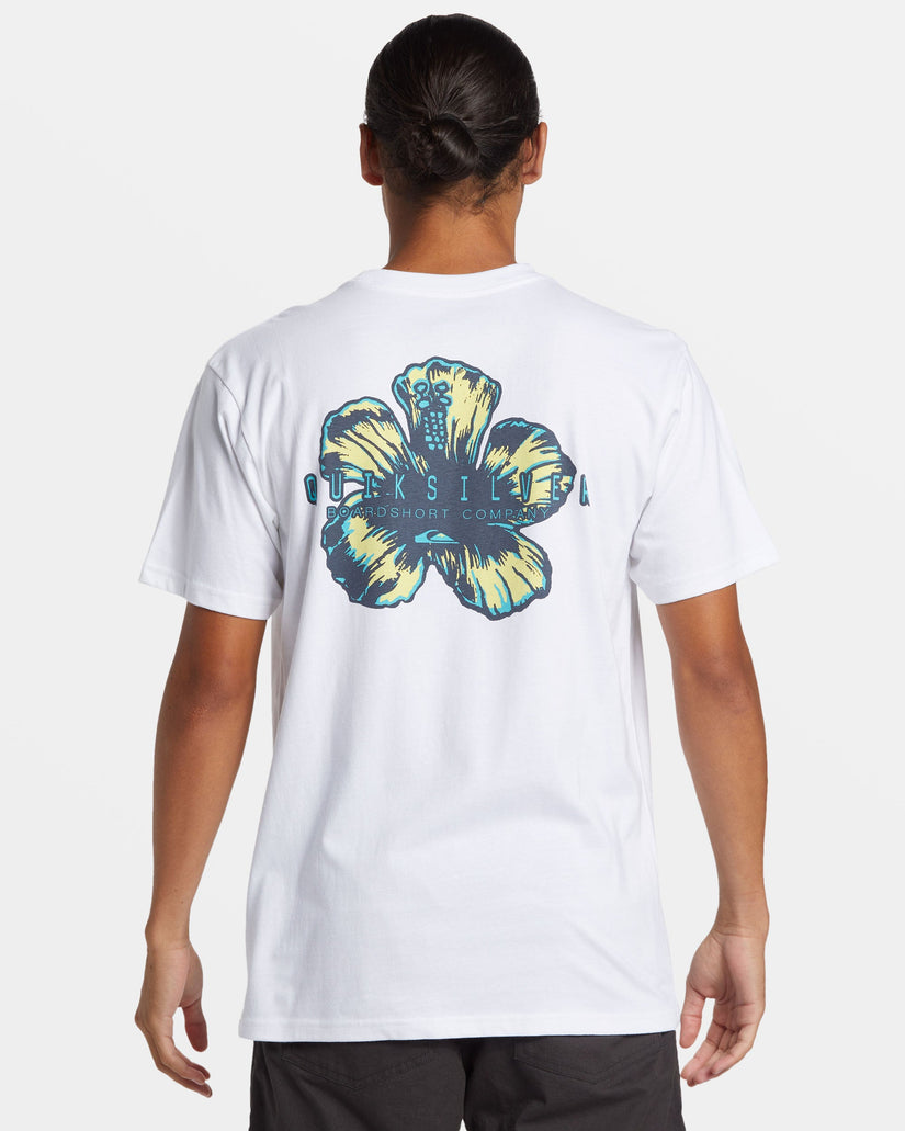 Hibiscus Pop T-Shirt - White