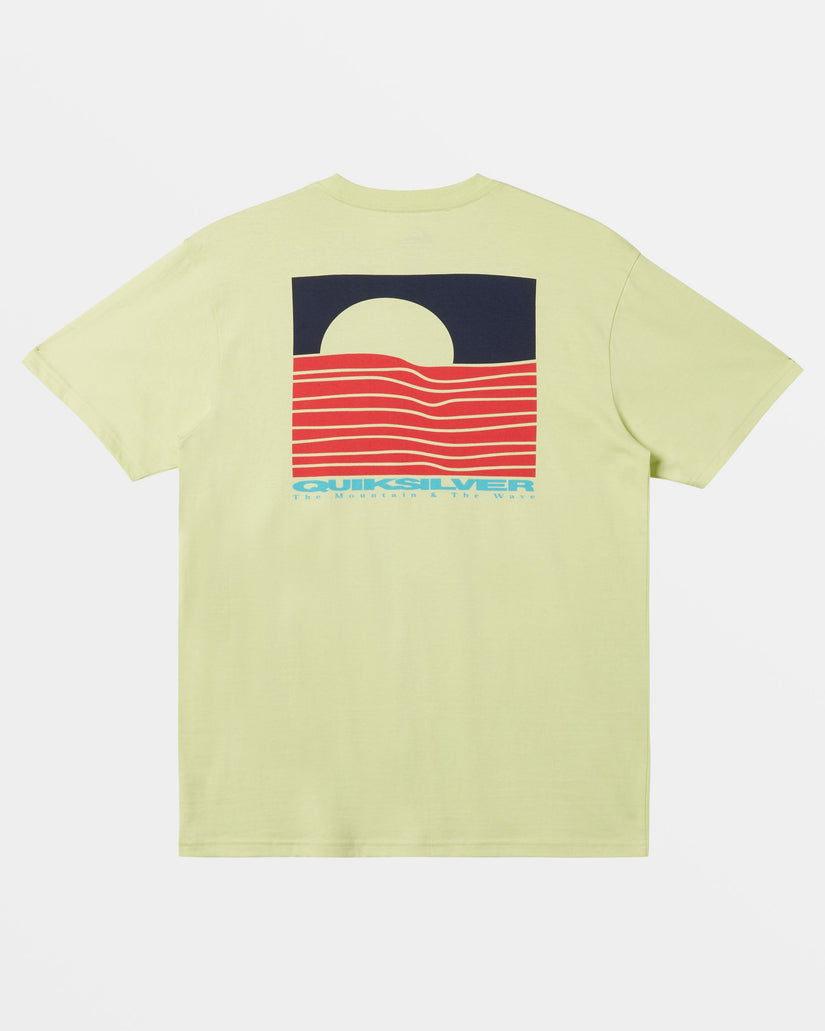 Eye On Horizon T-Shirt - Shadow Lime