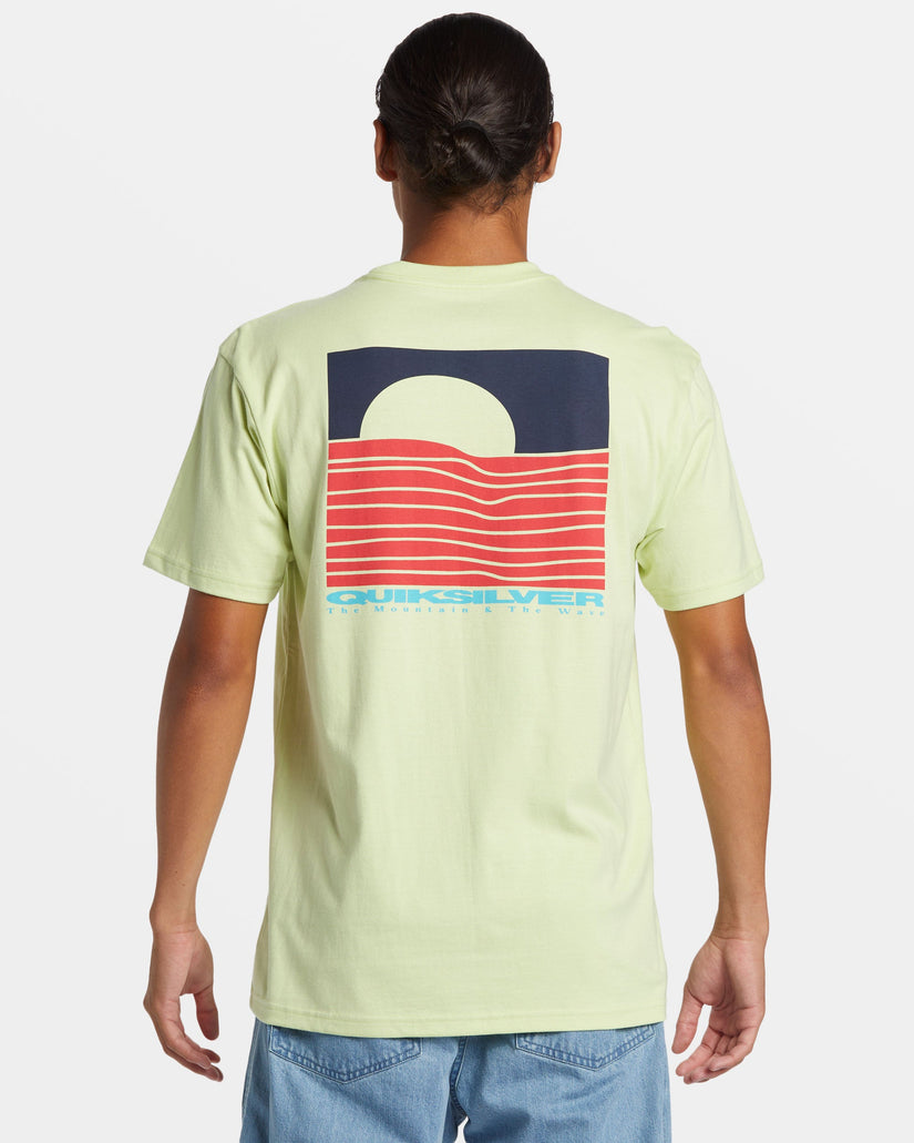 Eye On Horizon T-Shirt - Shadow Lime