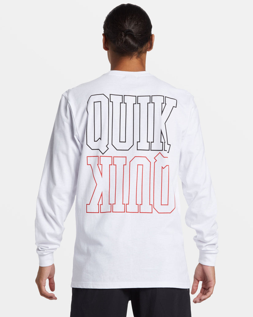 Griff Long Sleeve T-Shirt - White