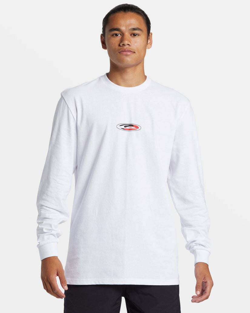 Griff Long Sleeve T-Shirt - White