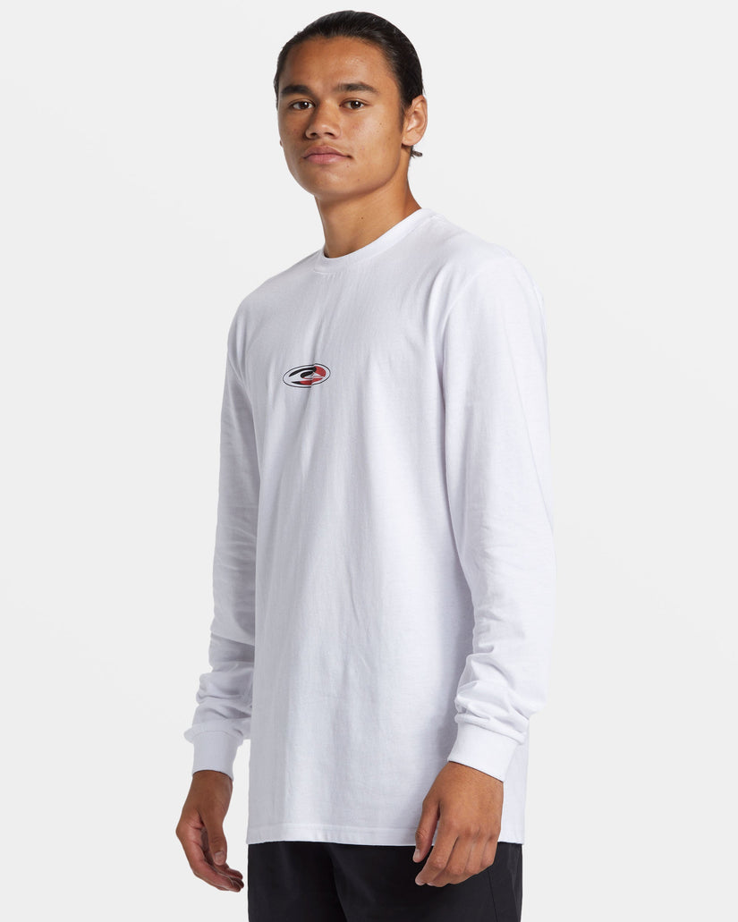 Griff Long Sleeve T-Shirt - White