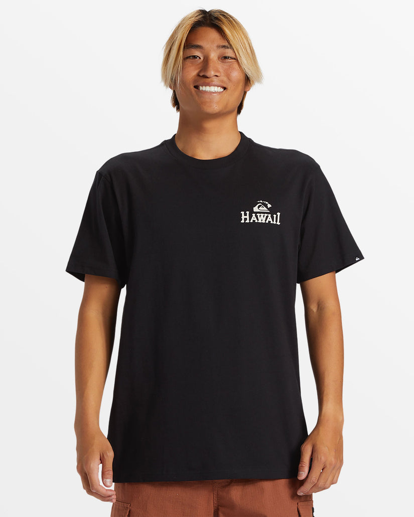 Stamped Islands T-Shirt - Black