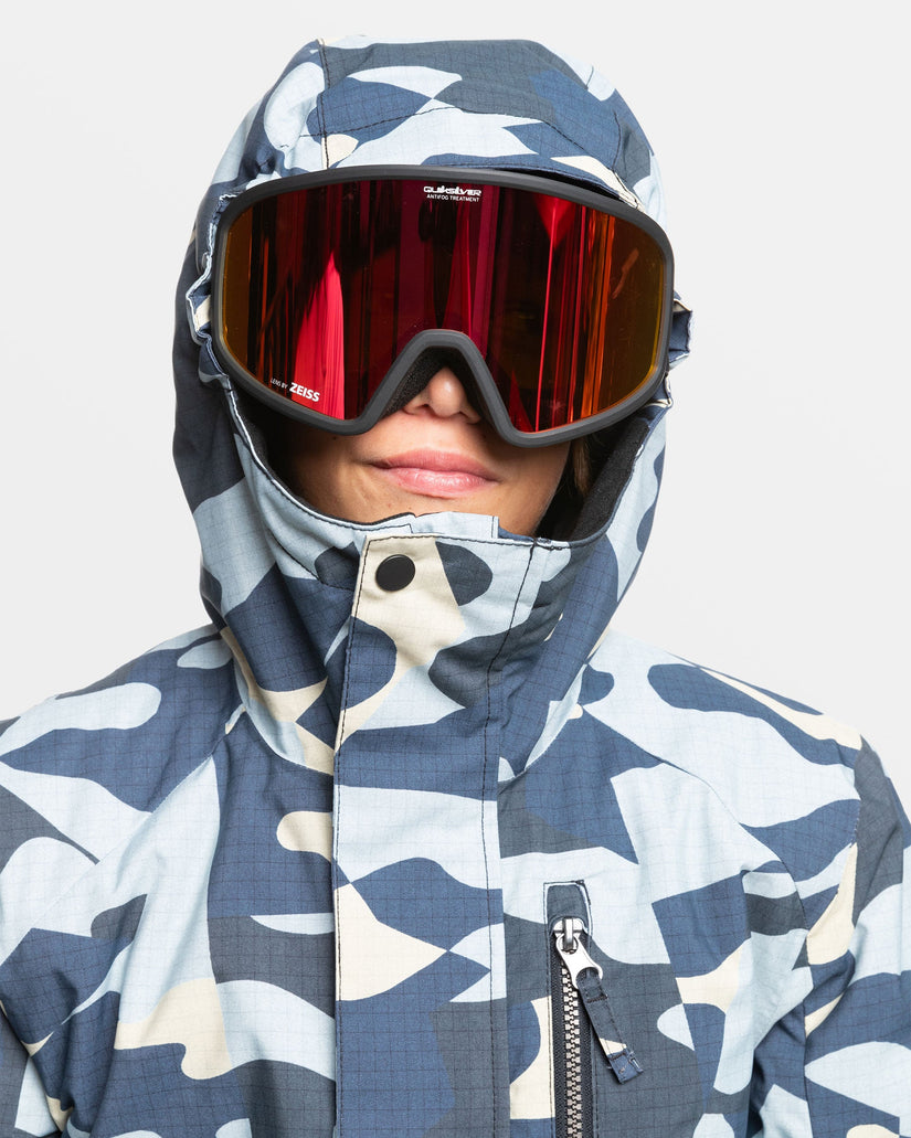 Boys 8-16 Mission Snow Jacket - Puzzle Camo Ice Flow