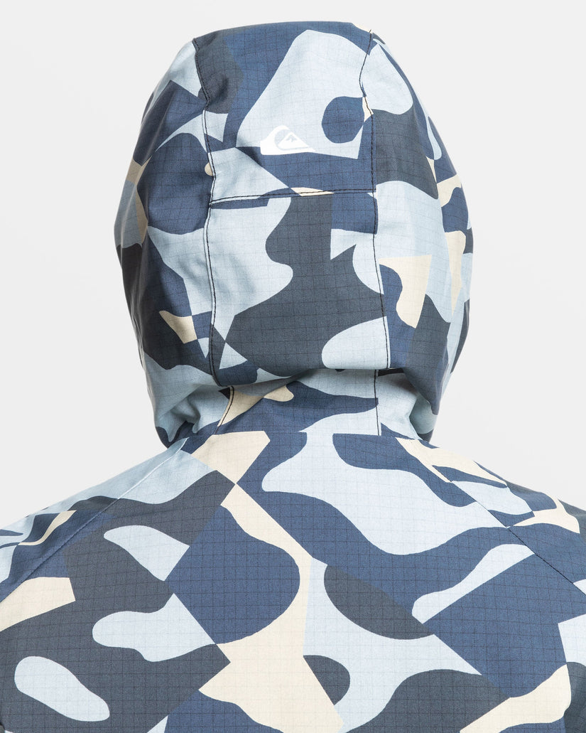 Boys 8-16 Mission Snow Jacket - Puzzle Camo Ice Flow