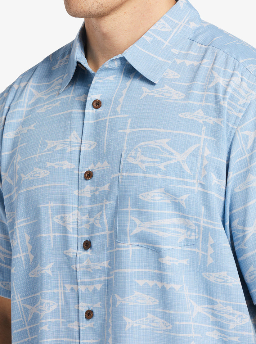 Waterman Bento Woven Shirt - Bento Dusk Blue