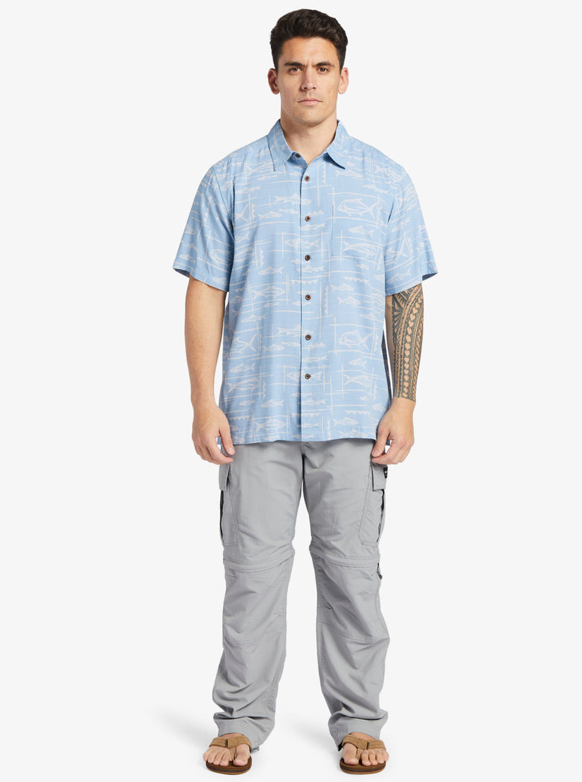 Waterman Bento Woven Shirt - Bento Dusk Blue