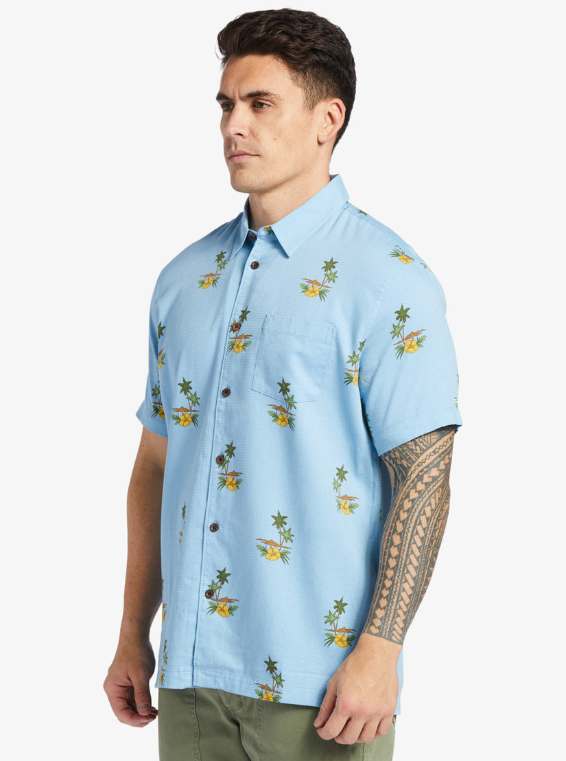 Waterman Micronesia Woven Shirt - Micronesia Dusk Blue