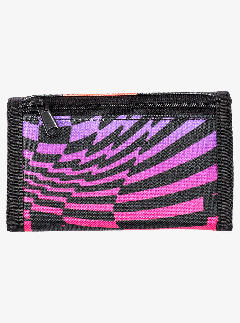 The Everydaily Printed Tri-Fold Wallet - Fiery Coral