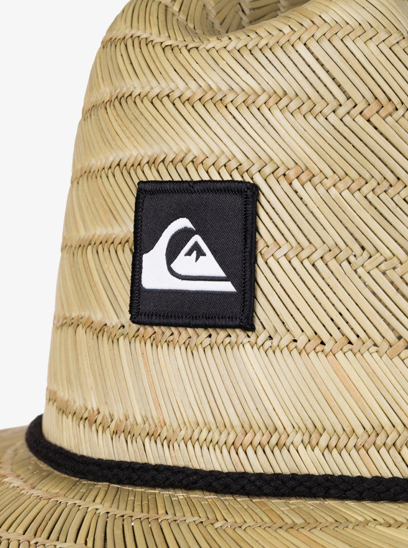 Pierside Straw Lifeguard Hat - Natural