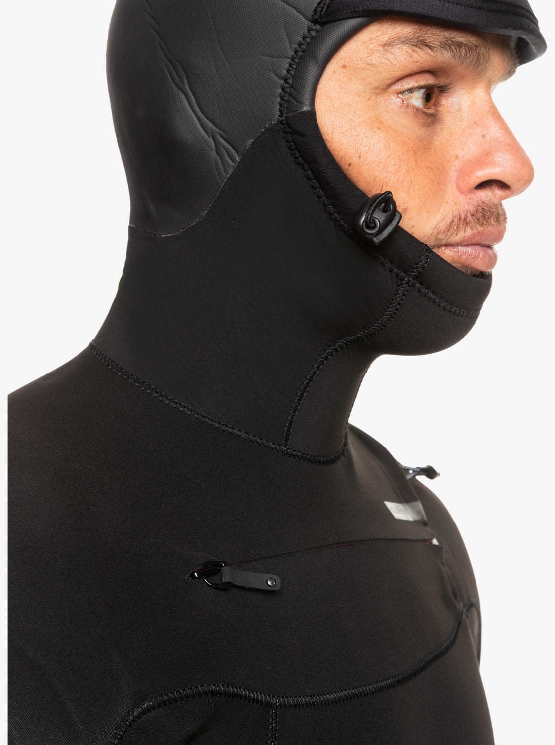 4/3 Everyday Sessions Hooded Chest-Zip Wetsuit - Black | Quiksilver